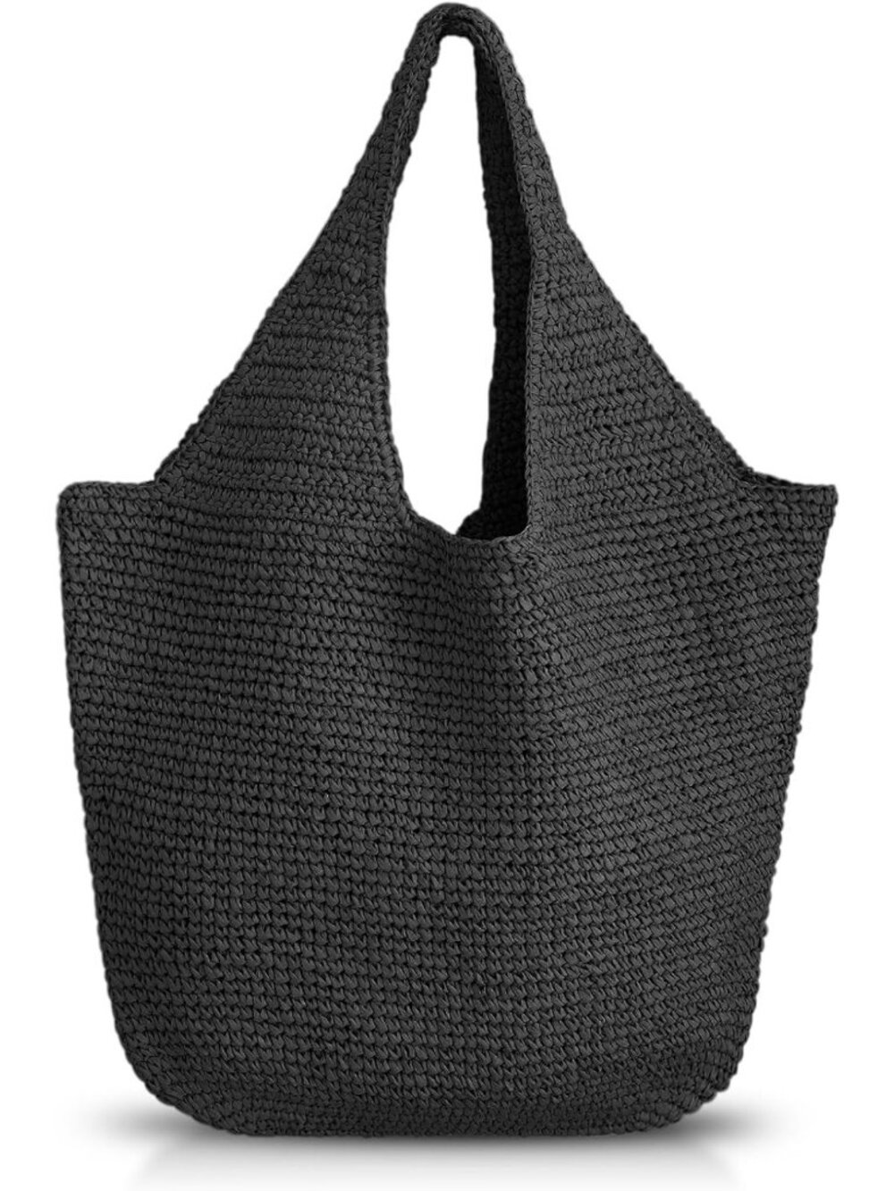 Stylish Straw Beach Tote Bag for Women - Large Capacity Raffia Travel Bag